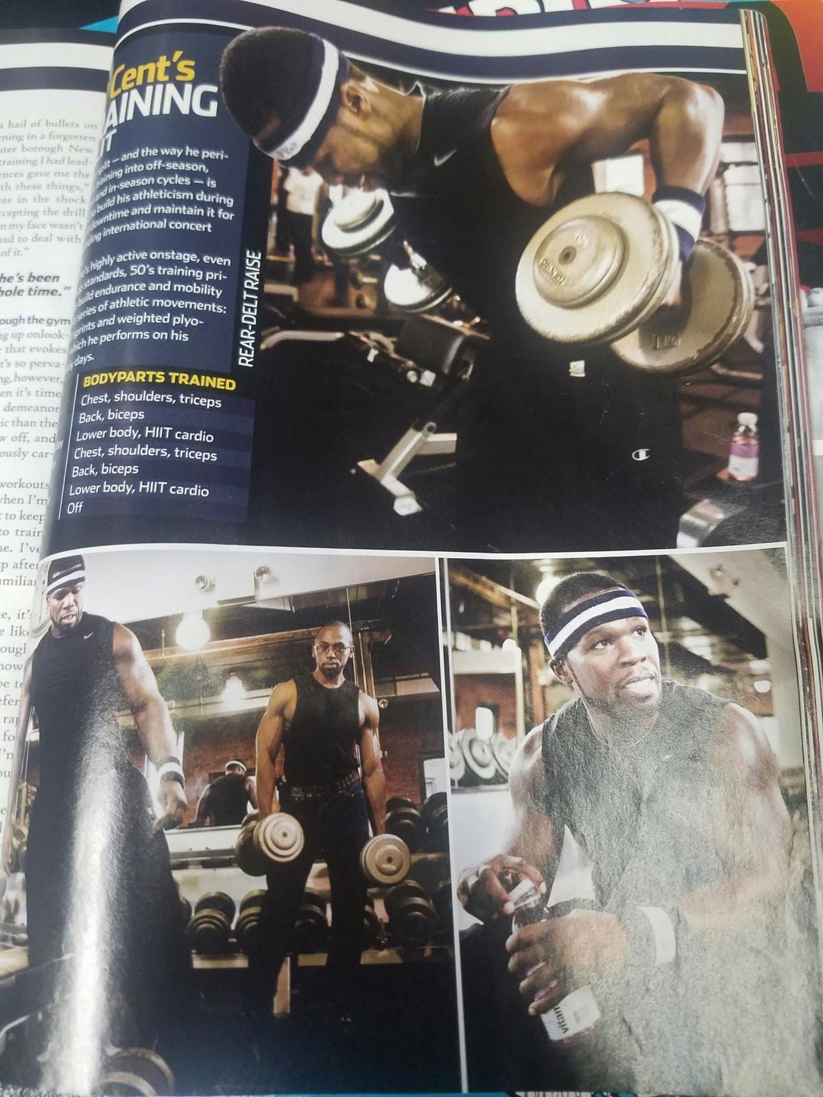Magazine feature on Chad Taylor's training
